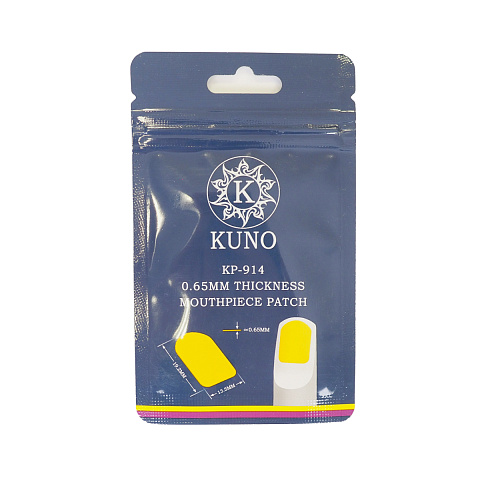 Накладки на мундштук Kuno желтые, узкие 0,65 мм (6 шт) Накладки на мундштук Kuno желтые, узкие 0,65 мм (6 шт)