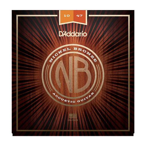 Струны для акустической гитары D'Addario Nickel Bronze NB1047 Extra Light (6 шт)